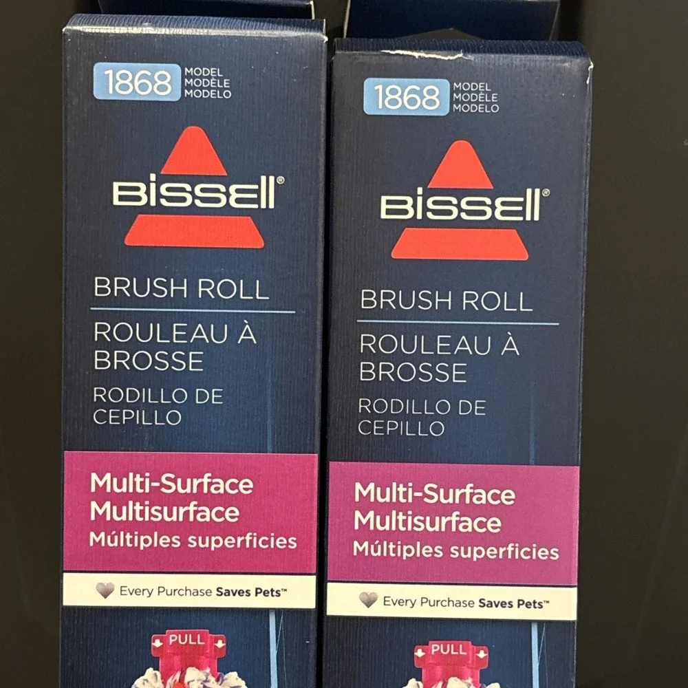 2 Bissell Model 1868 CrossWave Multi-Surface Brush Rolls Pet Pro Cordless 1785..